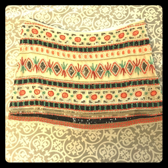 Parker Dresses & Skirts - ⭐️HP⭐️NWT PARKER BEADED MINI SKIRT😲